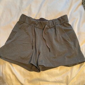 Lululemon gray shorts. Super comfy! Size 4